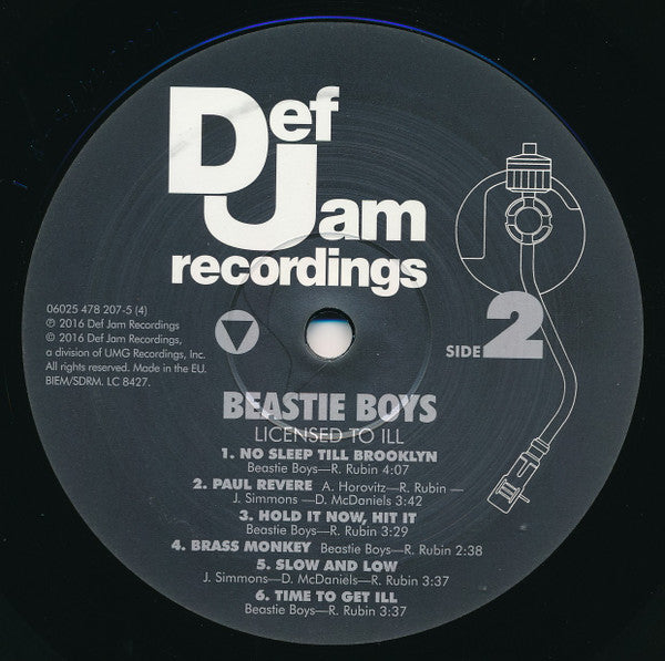 Beastie Boys - Licensed To Ill (nuovo)