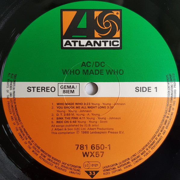 AC/DC - Who Made Who