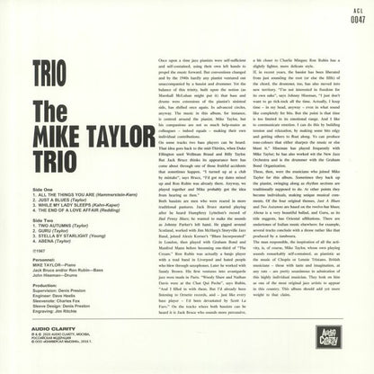 The Mike Taylor Trio - Trio (unofficial) - (nuovo)
