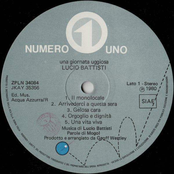 Lucio Battisti - Una Giornata Uggiosa