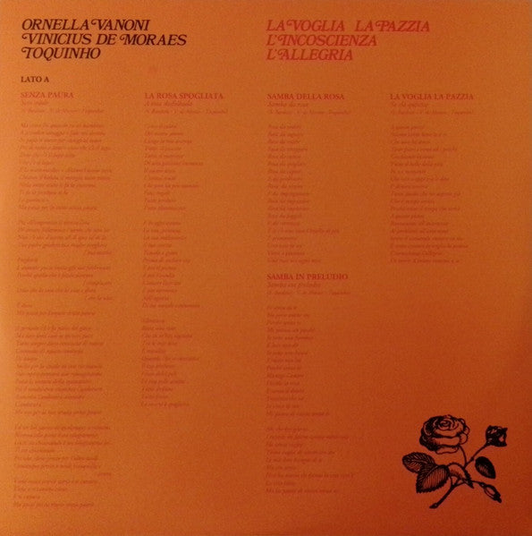 Ornella Vanoni - La Voglia La Pazzia L'incoscienza L'allegria (nuovo)