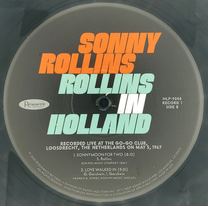 Sonny Rollins - Rollins In Holland