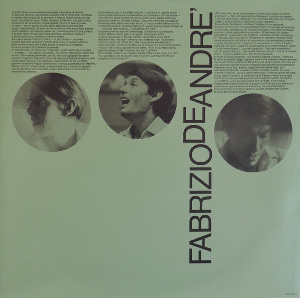 Fabrizio De André - Fabrizio De André Vol.1 (nuovo)