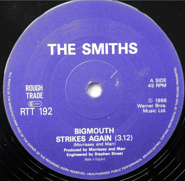 The Smiths - Bigmouth Strikes Again