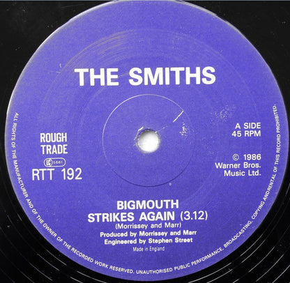 The Smiths - Bigmouth Strikes Again