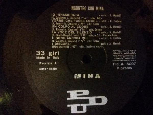 Mina - Incontro Con Mina