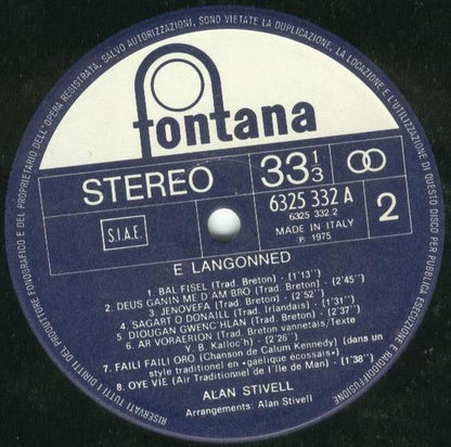 Alan Stivell - E Langonned