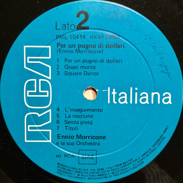 The Ennio Morricone Orchestra - Per Qualche Dollaro In Più