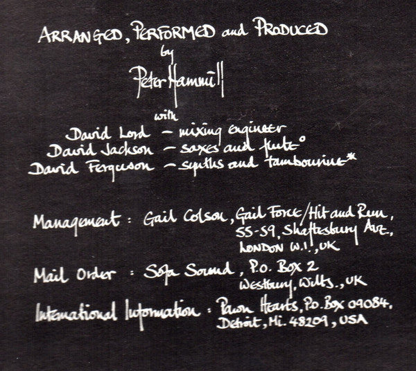 Peter Hammill - A Black Box