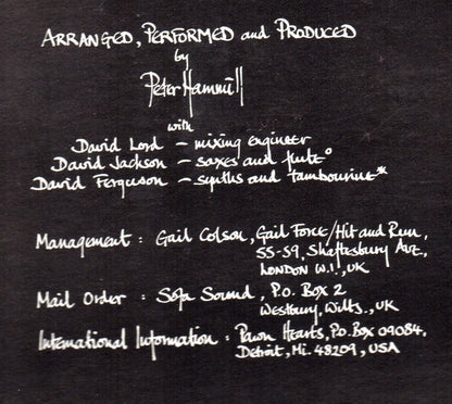 Peter Hammill - A Black Box