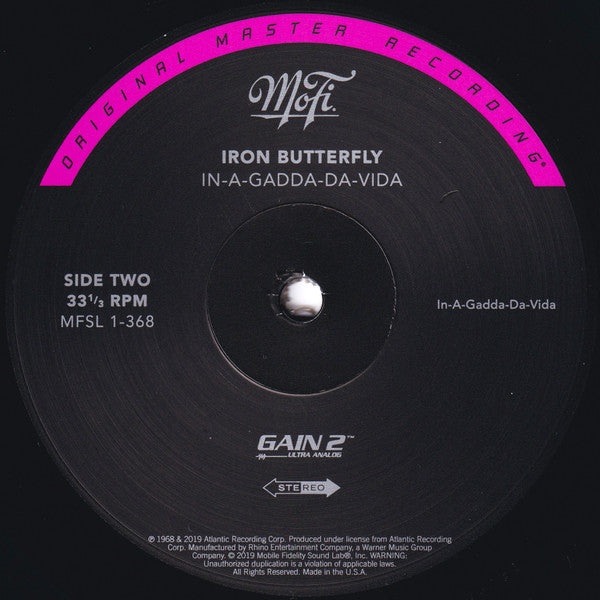 Iron Butterfly - In-A-Gadda-Da-Vida (original Master Recording)