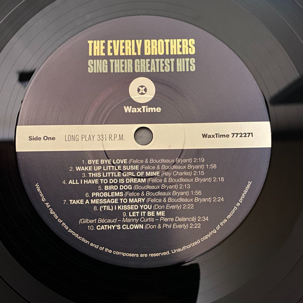 Everly Brothers - Sing Their Greatest Hits (nuovo)