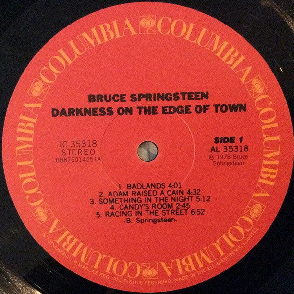 Bruce Springsteen - Darkness On The Edge Of Town - (nuovo)