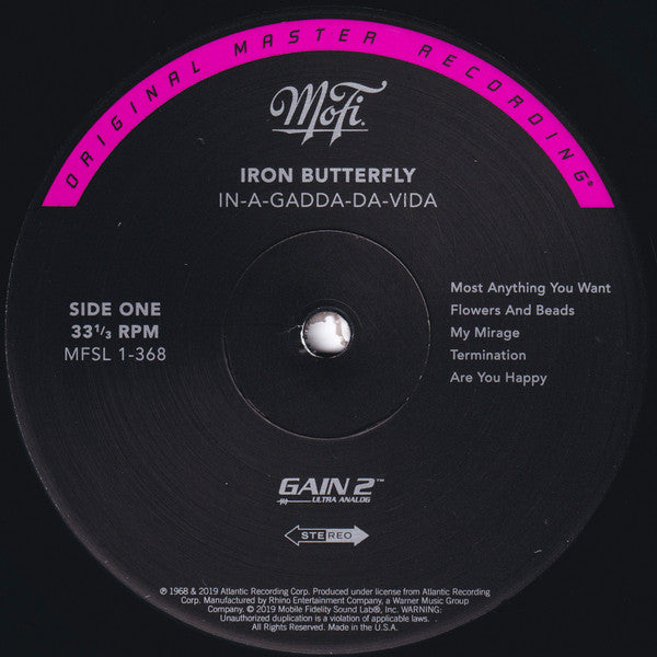 Iron Butterfly - In-A-Gadda-Da-Vida (original Master Recording)