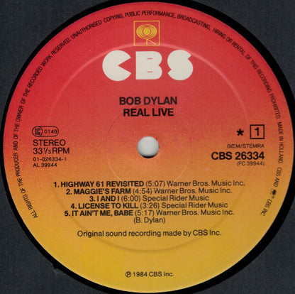 Bob Dylan - Real Live