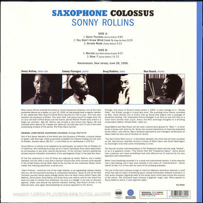 Sonny Rollins - Saxophone Colossus