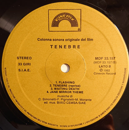 Claudio Simonetti - Tenebre (Colonna Sonora Originale)