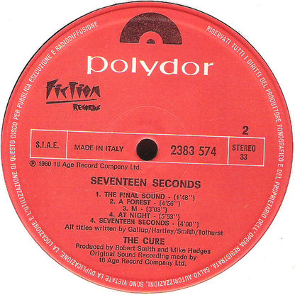 The Cure - Seventeen Seconds