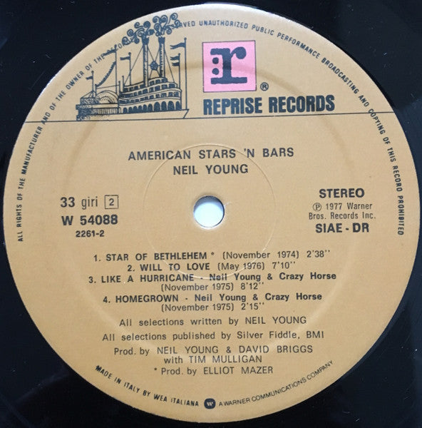 Neil Young - American Stars 'N Bars