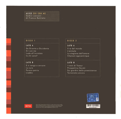 Alice con I Solisti Filarmonici Italiani ‎– Eri Con Me (Sedici Canzoni Di Franco Battiato) - (nuovo)