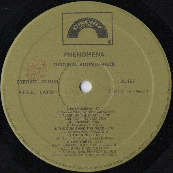 Various - Phenomena (Original Soundtrack)