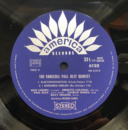 Paul Bley Quintet - The Fabulous Paul Bley Quintet