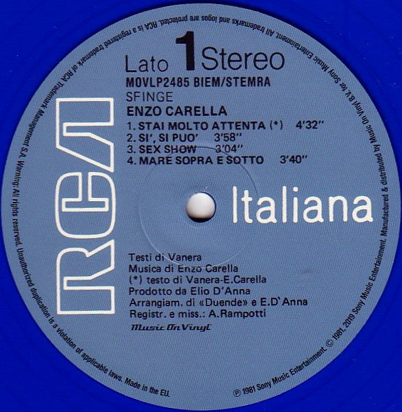 Enzo Carella - Sfinge (nuovo)