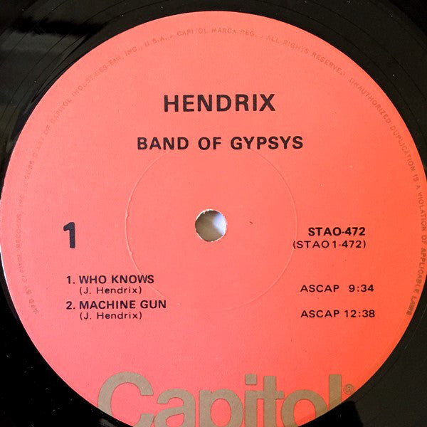 Jimi Hendrix - Band Of Gypsys