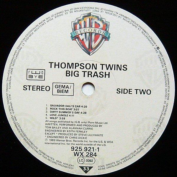 Thompson Twins - Big Trash