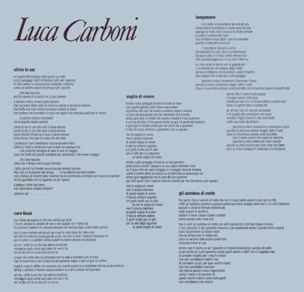 Luca Carboni - Luca Carboni