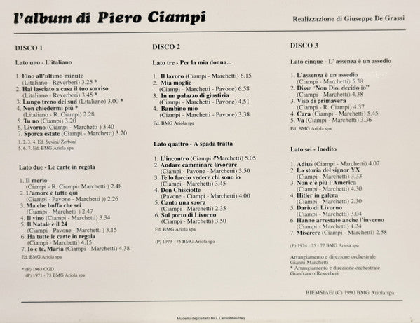 Piero Ciampi - L'Album Di Piero Ciampi (box)