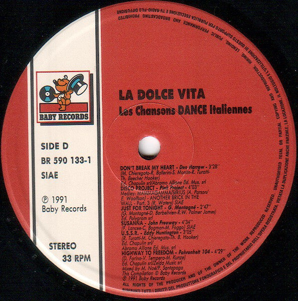 Various - La "Dolce Vita" - Les Chansons Dance Italiennes