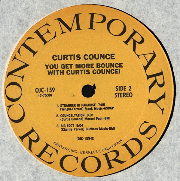 The Curtis Counce Group - You Get More Bounce With Curtis Counce!
