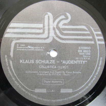 Klaus Schulze - Audentity