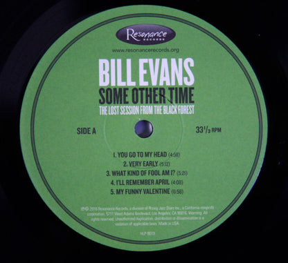 Bill Evans - Some Other Time (The Lost Session From The Black Forest)