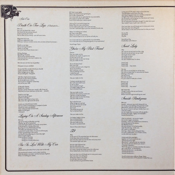 Queen - A Night At The Opera = オペラ座の夜