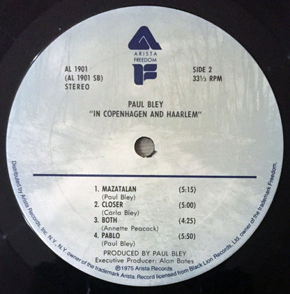Paul Bley - Copenhagen And Haarlem