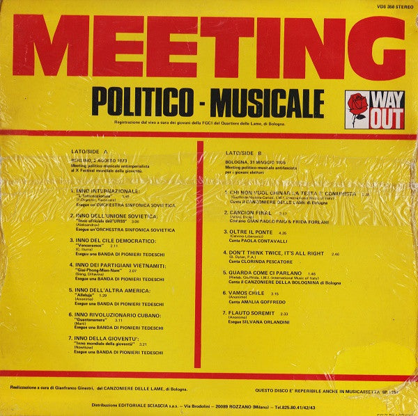 Various - Meeting Politico - Musicale