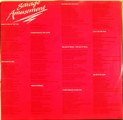 Scorpions - Savage Amusement