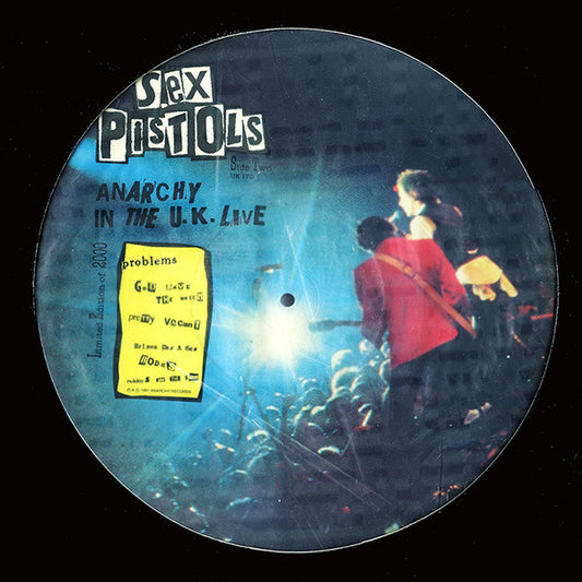 Sex Pistols - Anarchy In The UK - Live (picture disc)