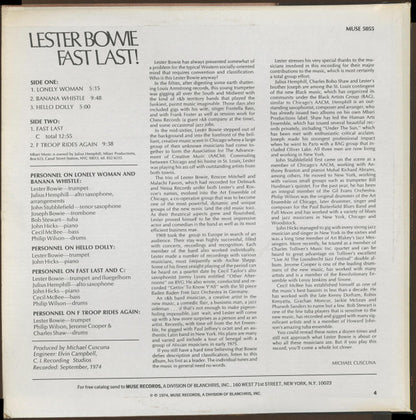 Lester Bowie - Fast Last!