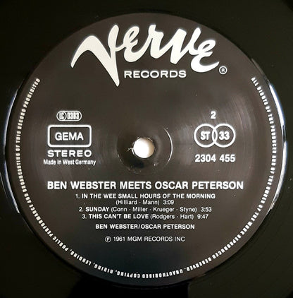 Ben Webster - Ben Webster Meets Oscar Peterson