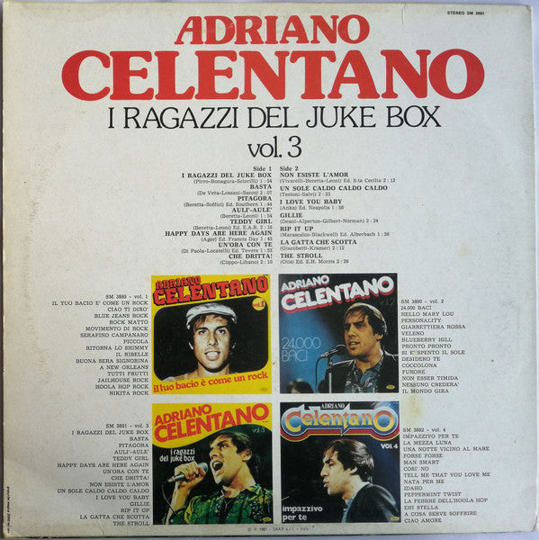 Adriano Celentano - Vol. 3 - I Ragazzi Del Juke Box