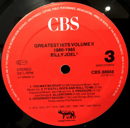 Billy Joel - Greatest Hits Volume I & Volume II