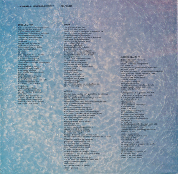 Lucio Dalla - Viaggi Organizzati