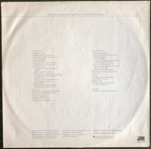 Stephen Stills - Stephen Stills Live