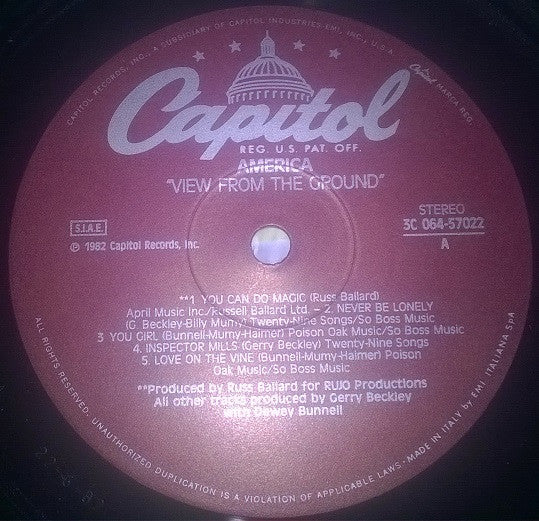 America - View From The Ground