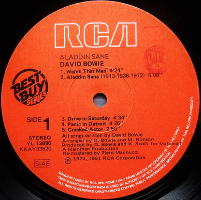 David Bowie - Aladdin Sane