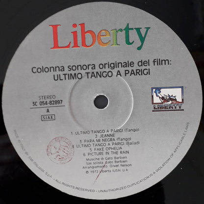 Gato Barbieri - Ultimo Tango A Parigi (Colonna Sonora Originale Del Film)