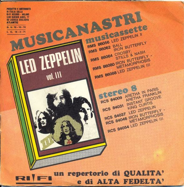 Led Zeppelin - Bron-Y-Aur Stomp / Immigrant Song (7")